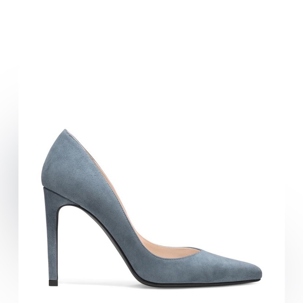 Stuart Weitzman Blue Suede Pumps